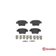 Kit pastiglie freno, Freno a disco P 61 100 BREMBO per PEUGEOT