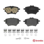 Kit pastiglie freno, Freno a disco P 61 122 BREMBO per PEUGEOT CITROEN TOYOTA DS