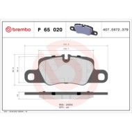 P65020_2.JPG Kit pastiglie freno, Freno a disco P 65 020 BREMBO per PORSCHE