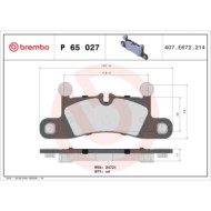 P65027_2.JPG Kit pastiglie freno, Freno a disco P 65 027 BREMBO per AUDI VW PORSCHE