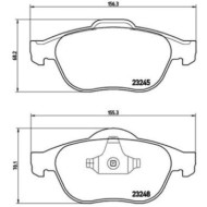 P68032_2.JPG Kit pastiglie freno, Freno a disco P 68 032 BREMBO per RENAULT