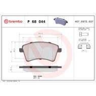 P68044_2.JPG Kit pastiglie freno, Freno a disco P 68 044 BREMBO per RENAULT MERCEDES-BENZ