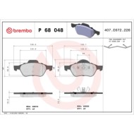 P68048_2.JPG Kit pastiglie freno, Freno a disco P 68 048 BREMBO per RENAULT