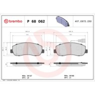 P68062_2.JPG Kit pastiglie freno, Freno a disco P 68 062 BREMBO per RENAULT OPEL NISSAN
