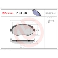P68068_2.JPG Kit pastiglie freno, Freno a disco P 68 068 BREMBO per RENAULT