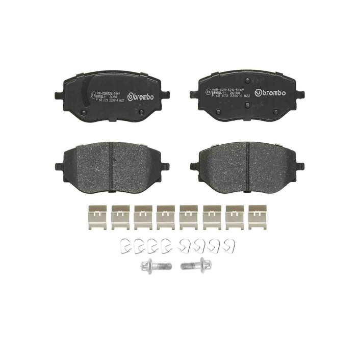P68073_1.JPG Kit pastiglie freno, Freno a disco P 68 073 BREMBO per RENAULT NISSAN DACIA