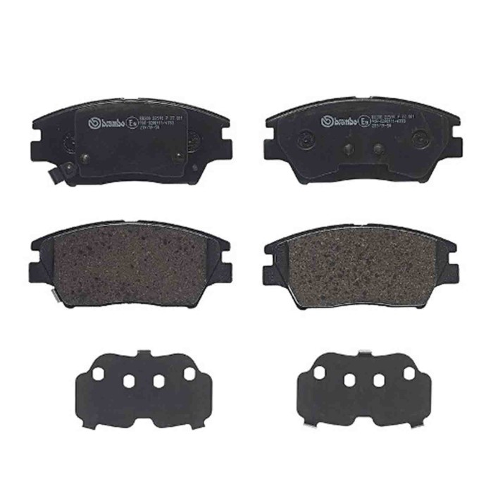 P77001_1.JPG Kit pastiglie freno, Freno a disco P 77 001 BREMBO per SSANGYONG