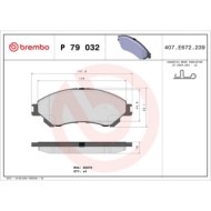 P79032_2.JPG Kit pastiglie freno, Freno a disco P 79 032 BREMBO per SUZUKI