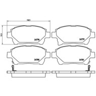 P83097_2.JPG Kit pastiglie freno, Freno a disco P 83 097 BREMBO per TOYOTA ASTON MARTIN