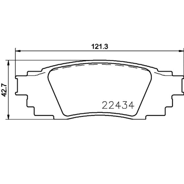 P83160_2.JPG Kit pastiglie freno, Freno a disco P 83 160 BREMBO per TOYOTA LEXUS