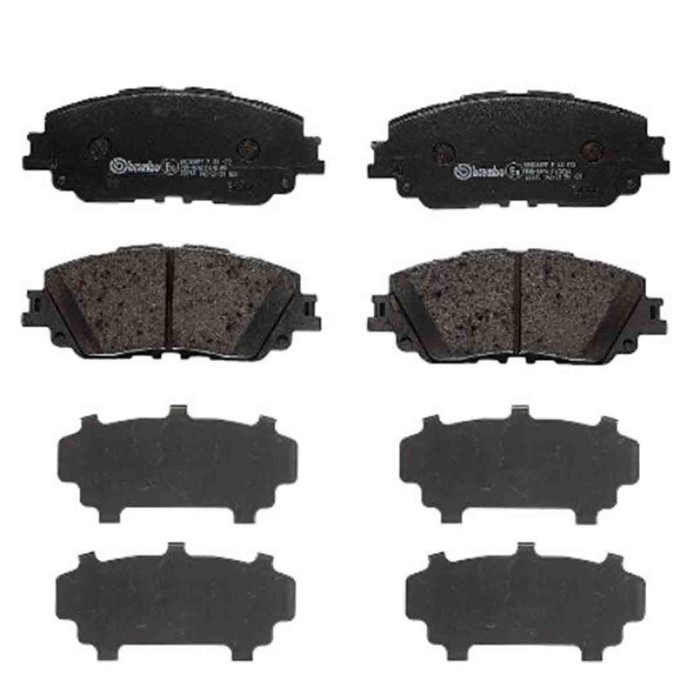 P83172_1.JPG Kit pastiglie freno, Freno a disco P 83 172 BREMBO per TOYOTA LEXUS
