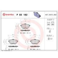 P83182_2.JPG Kit pastiglie freno, Freno a disco P 83 182 BREMBO per TOYOTA