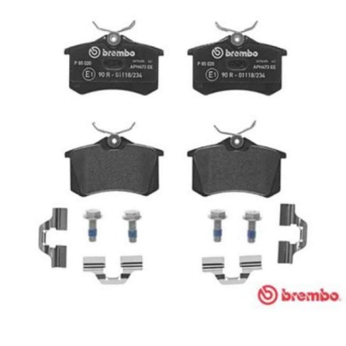 P85020_1.JPG Kit pastiglie freno, Freno a disco P 85 020 BREMBO per PEUGEOT CITROEN AUDI VW