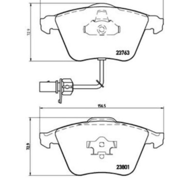 P85084_2.JPG Kit pastiglie freno, Freno a disco P 85 084 BREMBO per AUDI SEAT