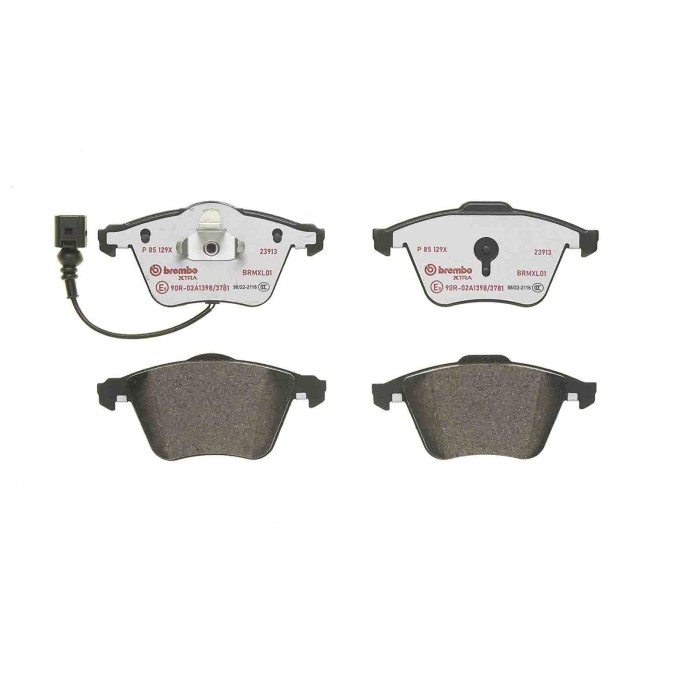 P85129X_1.JPG Kit pastiglie freno, Freno a disco P 85 129X BREMBO per AUDI VW SEAT