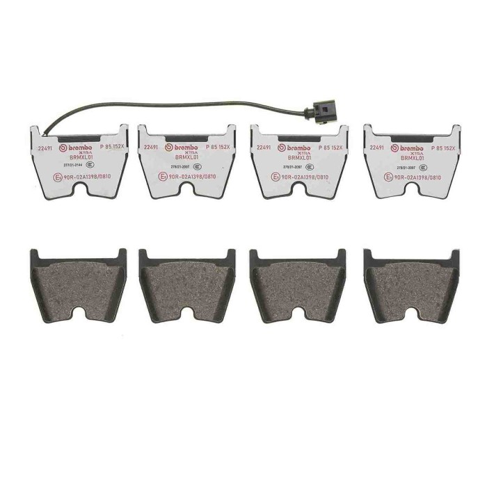 P85152X_1.JPG Kit pastiglie freno, Freno a disco P 85 152X BREMBO per AUDI