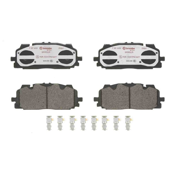 P85165X_1.JPG Kit pastiglie freno, Freno a disco P 85 165X BREMBO per AUDI VW CUPRA