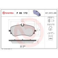 P85172_2.JPG Kit pastiglie freno, Freno a disco P 85 172 BREMBO per VW MAN