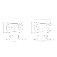 P85181_2.JPG Kit pastiglie freno, Freno a disco P 85 181 BREMBO per AUDI