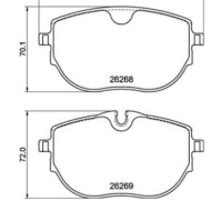 P85187_2.JPG Kit pastiglie freno, Freno a disco P 85 187 BREMBO per VW