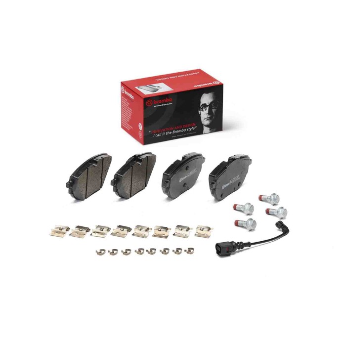 P85187_1.JPG Kit pastiglie freno, Freno a disco P 85 187 BREMBO per VW