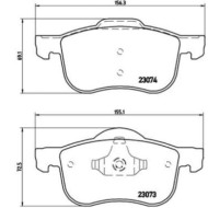 P86016_2.JPG Kit pastiglie freno, Freno a disco P 86 016 BREMBO per VOLVO