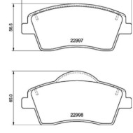 P86033_2.JPG Kit pastiglie freno, Freno a disco P 86 033 BREMBO per VOLVO LYNK & CO