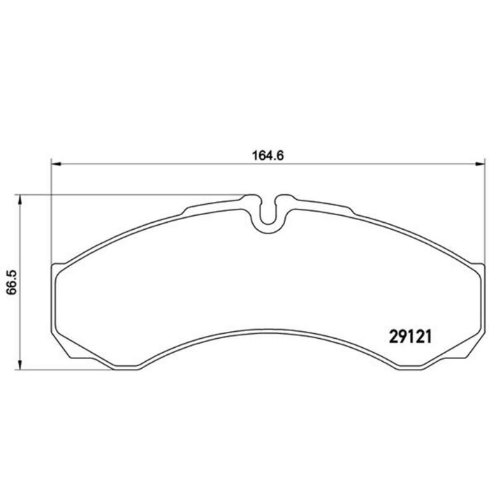 PA6017_2.JPG Kit pastiglie freno, Freno a disco P A6 017 BREMBO per IVECO