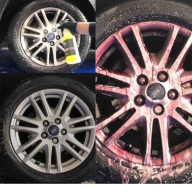 IRON3.jpg Cartec - Iron Wash Pulitore Decontaminante Residui Ferrosi Cerchi E Carrozzeria Auto - Iron Remover (1 Litro)