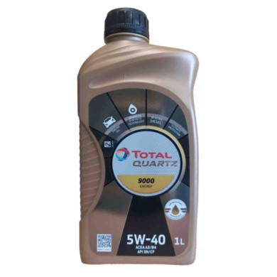 TOTAL-QUARTZ-9000_2.jpg Olio Lubrificante Per Motori Benzina E Diesel E Gpl Con Viscosita Sae 5w40 Acea A3/b4 Api Sn/cf. Tecnolo