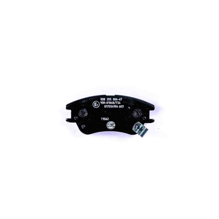 LIBRETTO_RICHIESTA_TARGA.JPG Kit pastiglie freno, Freno a disco 8DB 355 006-671 HELLA PAGID per HYUNDAI