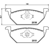 Kit pastiglie freno, Freno a disco 8DB 355 008-591 HELLA PAGID per AUDI VW SEAT SKODA