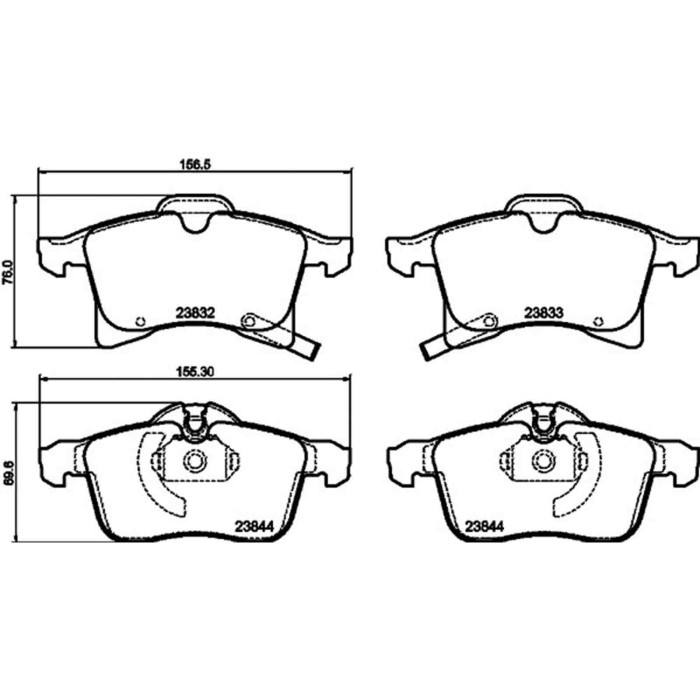 NEUTRO.jpg Kit pastiglie freno, Freno a disco 8DB 355 009-221 HELLA PAGID per OPEL CHEVROLET