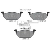 NEUTRO.jpg Kit pastiglie freno, Freno a disco BPD1001 BENDIX BRAKING per AUDI VW SEAT SKODA