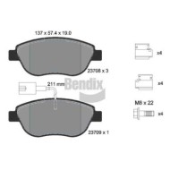 NEUTRO.jpg Kit pastiglie freno, Freno a disco BPD1039 BENDIX BRAKING per OPEL FIAT LANCIA