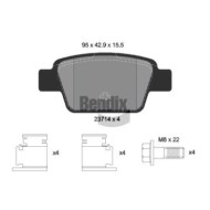 Kit pastiglie freno, Freno a disco BPD1120 BENDIX BRAKING per FIAT ALFA ROMEO
