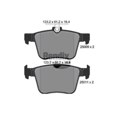 NEUTRO.jpg Kit pastiglie freno, Freno a disco BPD1124 BENDIX BRAKING per AUDI VW SEAT SKODA