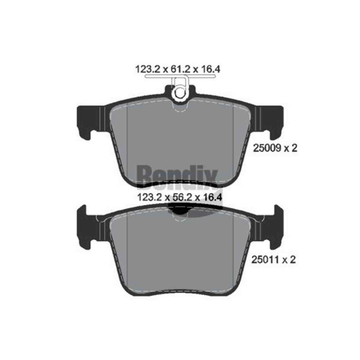 NEUTRO.jpg Kit pastiglie freno, Freno a disco BPD1124 BENDIX BRAKING per AUDI VW SEAT SKODA