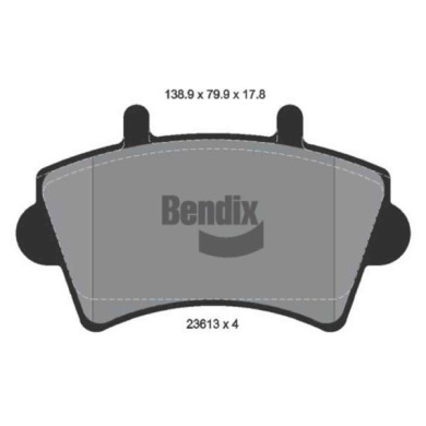 NEUTRO.jpg Kit pastiglie freno, Freno a disco BPD1155 BENDIX BRAKING per RENAULT OPEL