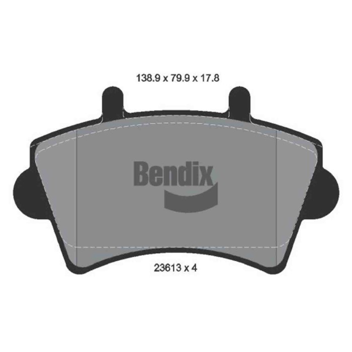 NEUTRO.jpg Kit pastiglie freno, Freno a disco BPD1155 BENDIX BRAKING per RENAULT OPEL