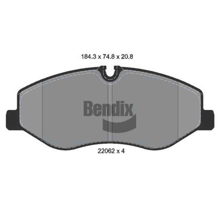 NEUTRO.jpg Kit pastiglie freno, Freno a disco BPD1306 BENDIX BRAKING per MERCEDES-BENZ
