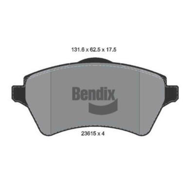 NEUTRO.jpg Kit pastiglie freno, Freno a disco BPD1332 BENDIX BRAKING per LAND ROVER