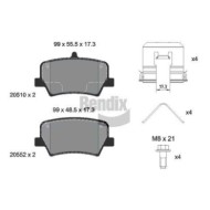 NEUTRO.jpg Kit pastiglie freno, Freno a disco BPD2334 BENDIX BRAKING per VOLVO LYNK & CO