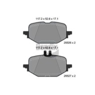 Kit pastiglie freno, Freno a disco BPD2406 BENDIX BRAKING per MERCEDES-BENZ