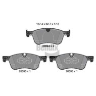 NEUTRO.jpg Kit pastiglie freno, Freno a disco BPD2525 BENDIX BRAKING per RENAULT NISSAN