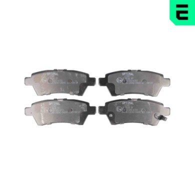 NEUTRO.jpg Kit pastiglie freno, Freno a disco BP-12347 OPTIMAL per NISSAN