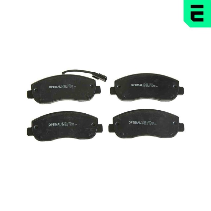 NEUTRO.jpg Kit pastiglie freno, Freno a disco BP-12419 OPTIMAL per RENAULT OPEL NISSAN