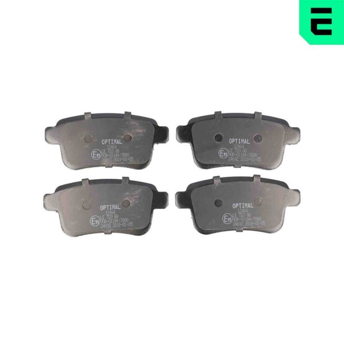 NEUTRO.jpg Kit pastiglie freno, Freno a disco BP-12464 OPTIMAL per RENAULT MERCEDES-BENZ