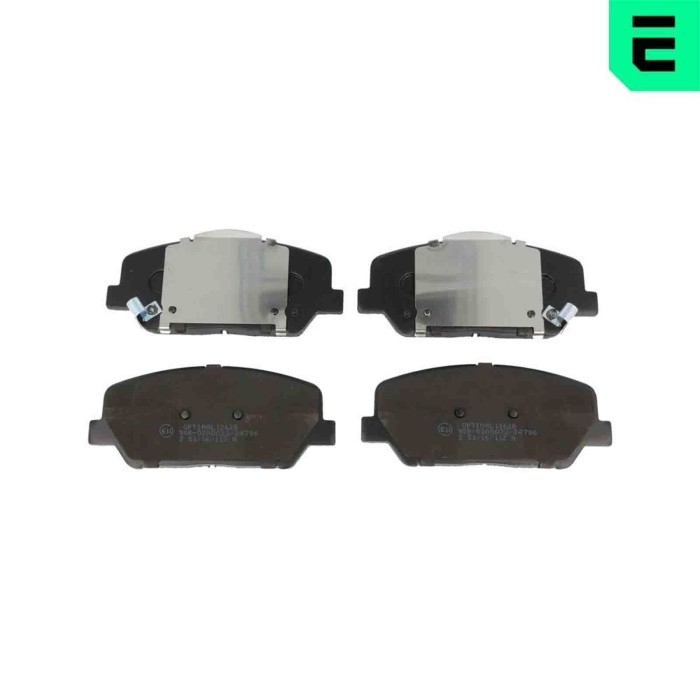 NEUTRO.jpg Kit pastiglie freno, Freno a disco BP-12628 OPTIMAL per HYUNDAI KIA