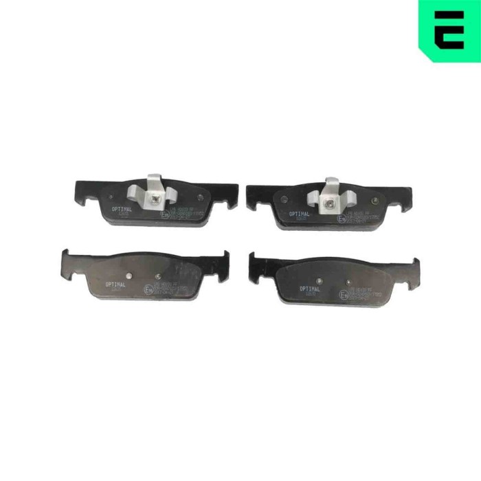 NEUTRO.jpg Kit pastiglie freno, Freno a disco BP-12633 OPTIMAL per RENAULT DACIA SMART